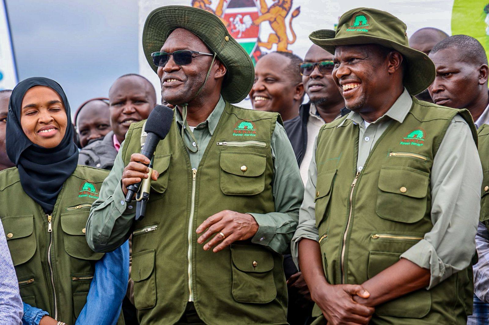 PS Chris Kiptoo with HoPS Ferix Koskei