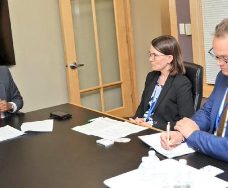 Bilateral meeting with Birgit Pickel, Director-General for Africa at Germany's Federal Ministry for Economic Cooperation and Development.