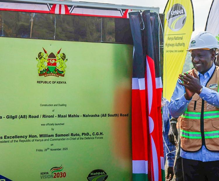 Launch of Rironi Mau summit Road