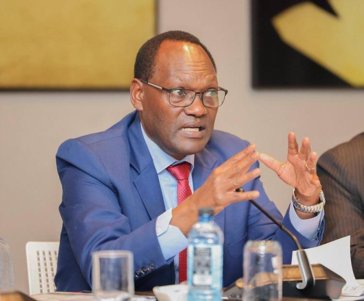 The National Treasury PS Chris Kiptoo meeting with National Assembly's Select Committee on Privatization and Public Committee on Energy