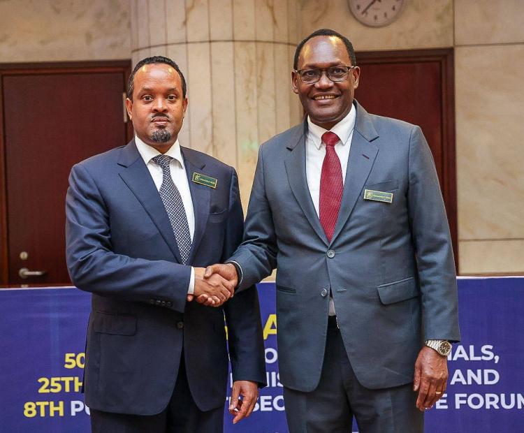 Opening ceremony of the 25th ESAAMLG Council of Ministers Meeting in Addis Ababa, Ethiopia.