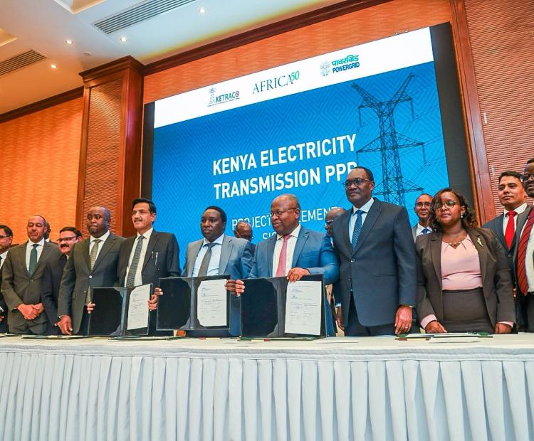 Signing of USD 311 million (KES 40.4 billion) KETRACO project
